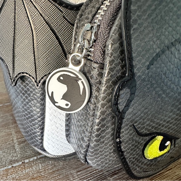 Loungefly How to Train Your Dragon Toothless & Light Fury Mini Backpack NWT - Picture 7 of 12